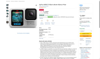 GoPro HERO13 Black Edición Blanco Polar por $5,499 | Amazon