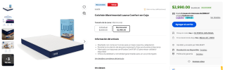 Colchón Matrimonial Luuna Confort por $2,990 | Oferta Walmart