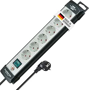 Brennenstuhl stekkerdoos Premium-Line 6 voudig 5 meter voor €14,25 bij Amazon
