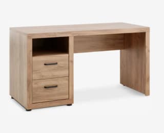 Escritorio LINTRUP 60x140 2 cajones color roble salvaje por 200€