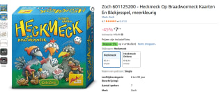 Regenwormen dobbelspel voor €7,11 bij Amazon