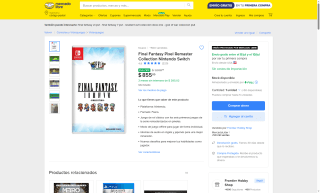 Final Fantasy I-VI Pixel Remaster por $769 | Mercado Libre