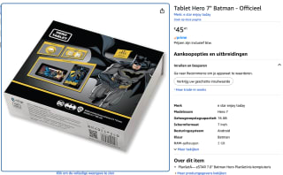 Tablet eSTAR Batman, 1,3 GHz, voor €45,41 bij Amazon