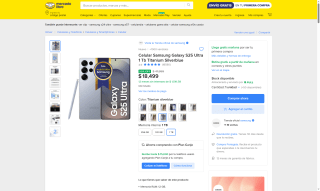 Samsung Galaxy S25 Ultra 1TB por $15,899 | Mercado Libre (Banamex MSI)