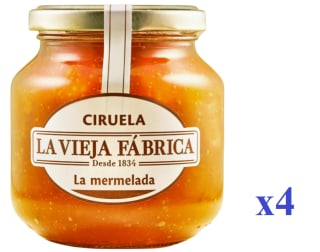 4 x Mermelada de ciruela La Vieja Fábrica 350 g. por 7.17€