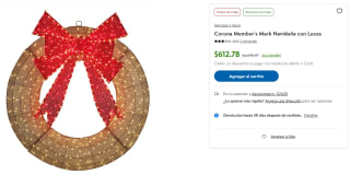 Corona Navideña 680 Luces por $613 | Sam's Club