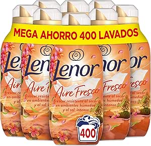 8 x 50 Lavados de Lenor Aire Fresco Suavizante para ropa Flores Tropicales a 18.99€
