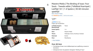 Binding of Isaac Four Souls: Second Edition - Kaartspel (ENG) voor €27,62 bij Amazon