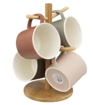Rack 4 mugs - 38 cl - Multicolore à 9,99€