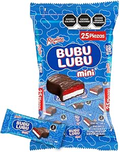 Mini Bubulubu (25 piezas de 20g) por $78 en Amazon
