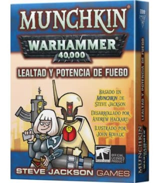 Juego de Mesa Munchkin Warhammer 40.000: Lealtad y Potencia de Fuego por 3€