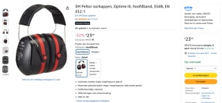 3M Peltor oorkappen voor €23,99