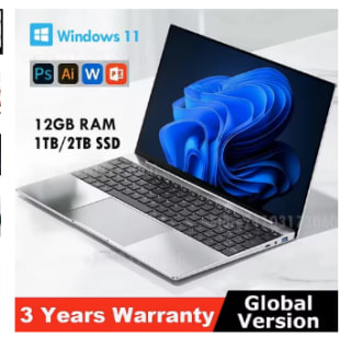 Laptop Notebook 14,1 inch Full HD – 12GB RAM voor €148,24 dmv code bij Aliexpress