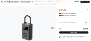 Xiaomi Portable Electric Air Compressor 2 por $665