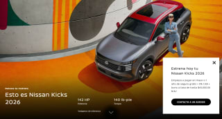 Nissan Kicks 2026 por solo $452,900