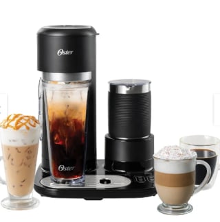 Cafetera latte Oster® con espumador BVSTDC02B $84.990 Solo en Sodimac, Chile