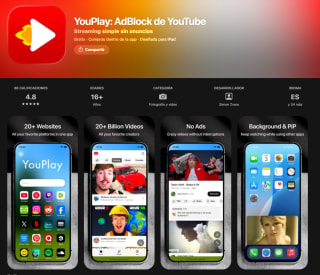 AdBlock para Youtube (YouPlay) Gratis de Por Vida | AppStore