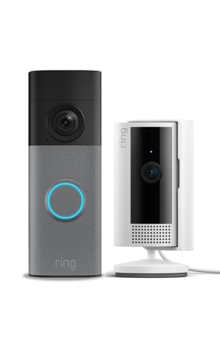 Ring Battery Video Doorbell (nueva gen.) + Indoor Camera (2.ª gen.) por 54.99€