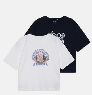 Pack 2ud Camiseta estampada - navy blazer/bright white por 5.99€