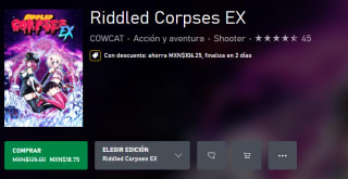 Riddled Corpses EX por $19 | Oferta Xbox Store