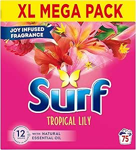 Surf Tropical Lily Washing Powder 75 Washes £6 S&S on Amazon