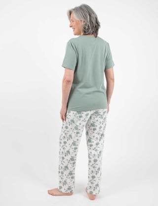 Pijama Algodón Manga Corta Mujer Portman Club por $5.000