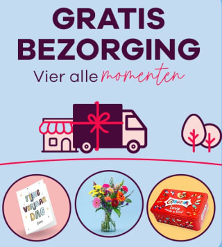 Gratis bezorging bij Greetz