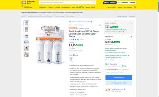 Purificador de agua Evans WP-3 por $2,156 | Mercado Libre