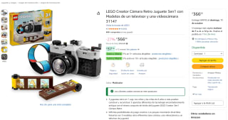 LEGO Creator Cámara Retro 3en1 31147 por $259 en Amazon
