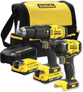 Stanley FATMAX V20 Drill & Impact Driver Kit for £130 + Free Battery
