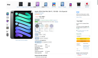 iPad Mini A17 Pro 128GB por $8,102 | Amazon (Banamex MSI)