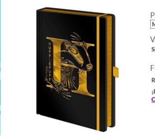 Cuaderno premium A5 Harry Potter Hufflepuff por 2.99€