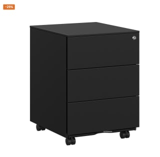 SONGMICS archivador móvil con cerradura negro por 58,99€