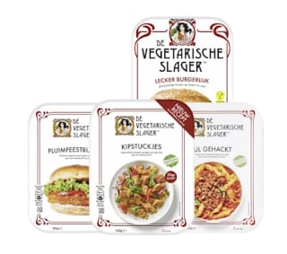 1+1 gratis op alle De Vegetarische Slager Vleesvervangers bij Plus
