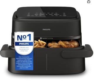 Philips Airfryer 1000 Serie met twee manden voor 89,95 euro