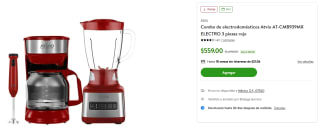 Combo de electrodomésticos Atvio AT-CMB939MX ELECT por $559 | Descuento Bodega Aurrer