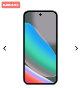 GOOGLE Pixel 10 - 5G - 256 GB Zwart voor €579 bij belsimpel