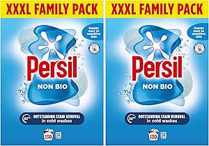 Persil Non Bio 130 Wash x2 Laundry Powder Amazon Deal for £22.80