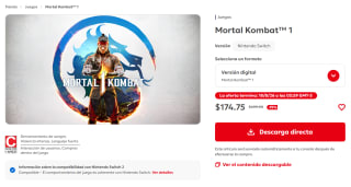 Mortal Kombat 1 por $175 | Oferta Nintendo eShop