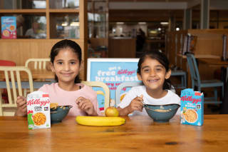 Free supermarket fruit in summer, e.g. Morrisons Kellogg’s Breakfast (for adults + ki