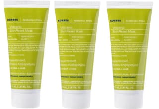 3 x KORRES Santorini Grape Volcanic SkinReset Mascarilla Refinadora de Poros a 8.97€
