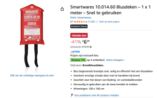 Smartwares BBD130 blusdeken voor €6,49 bij Amazon