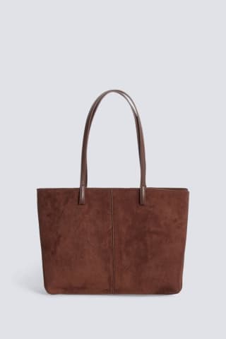 Bolso shopper efecto ante por 9.99€