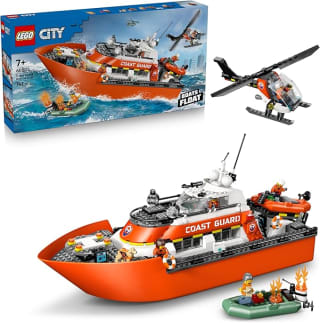 LEGO City kustwacht reddingsboot met helikopter voor €85,55 bij Amazon