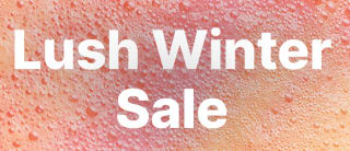 Tot 50% korting tijdens de sale bij lush
