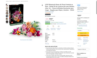 LEGO Botanicals Ramo de Flores Fantasía por $899 | Oferta Amazon