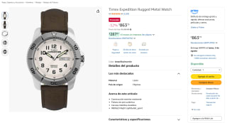 Reloj Timex Expedition Rugged Metal por $864 | Oferta Amazon