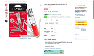 Revlon Kit Viaje 6 en 1 por $176 | Oferta Amazon