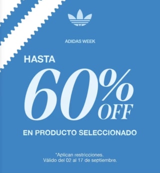 Hasta 60% en Productos Adidas en Innvictus
