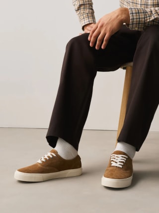 Next Men’s Premium Suede Shoes (Brown / Sizes 6.5-11.5) - Free Click & Collect